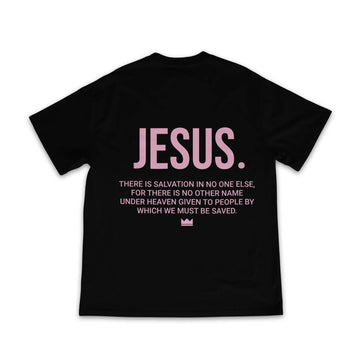 Jesus. Black and Pink Tee