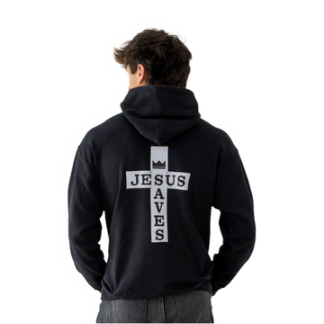 Jesus Saves Cross Hoodie
