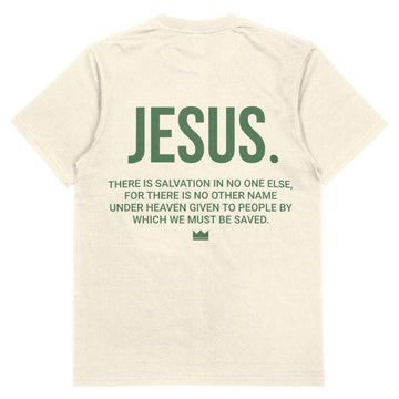 Jesus. Bone and Green Tee