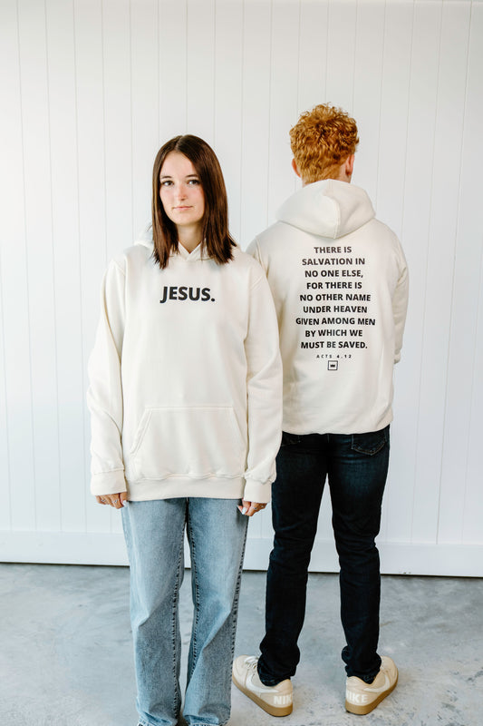 Introducing the “Jesus.” Hoodie: A Bold Statement of Faith