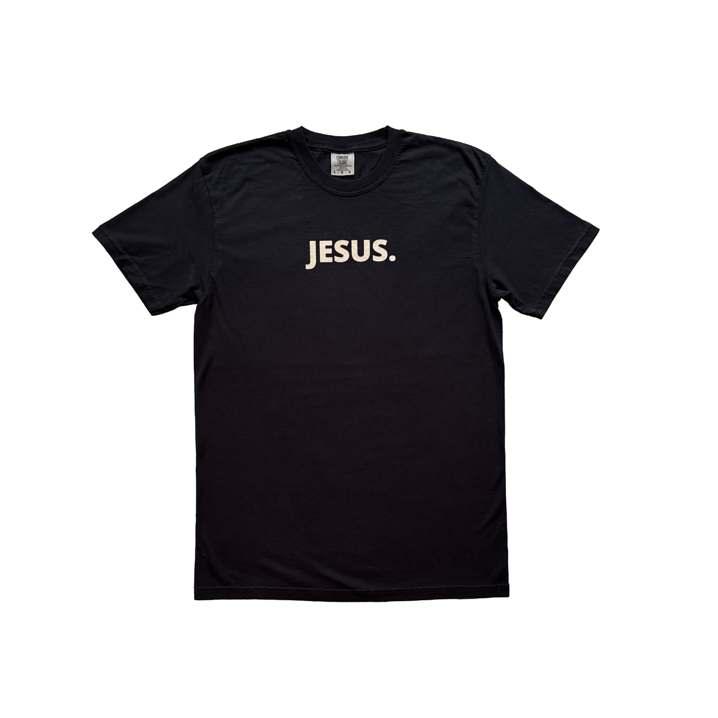 Jesus. Tee Black and Bone