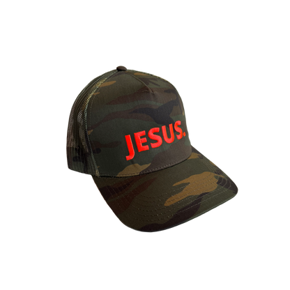 Jesus. Camo & Hunter Orange