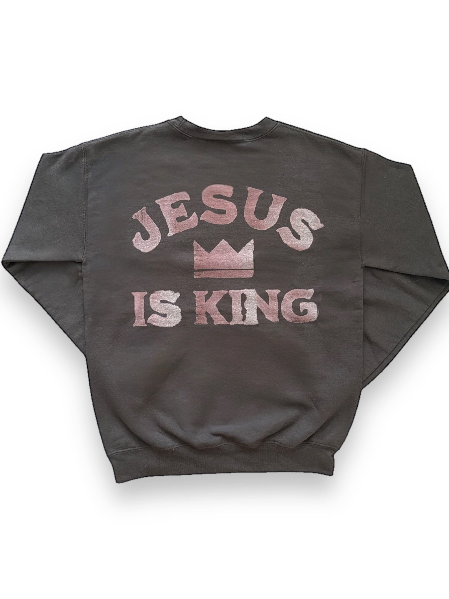 Jesus Is King Bleached Brown