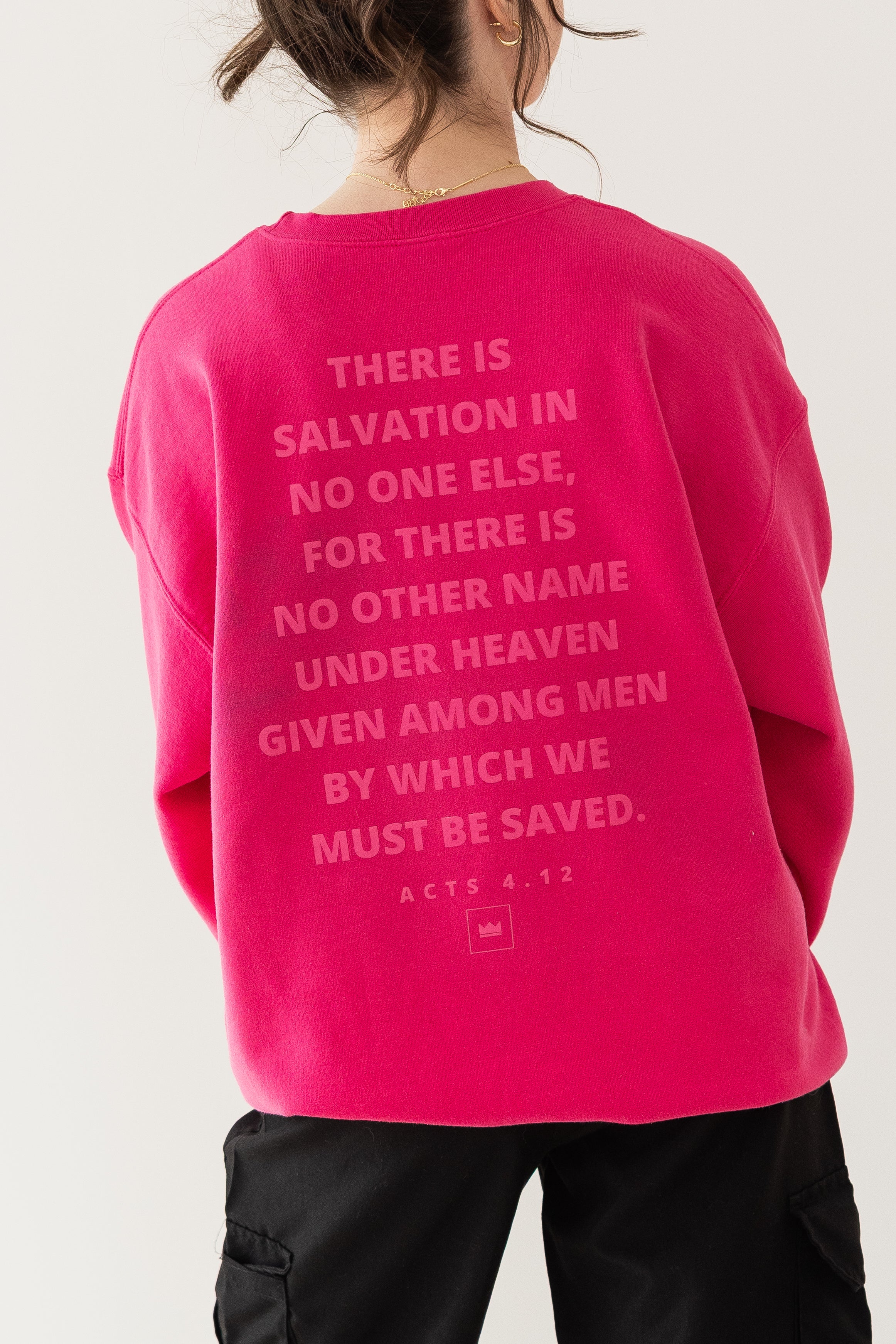 JESUS. Pink on pink