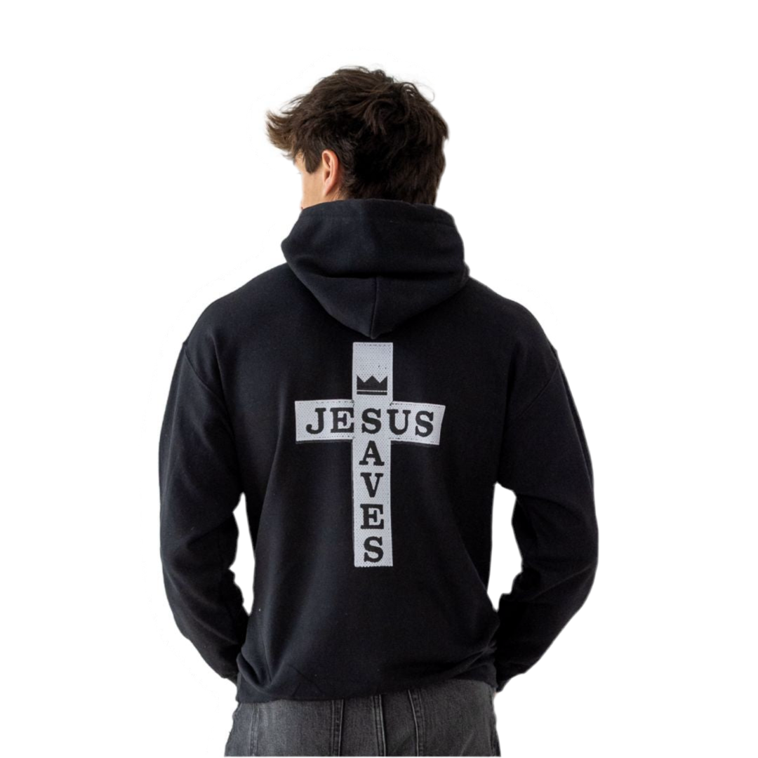 Jesus Saves Cross Hoodie