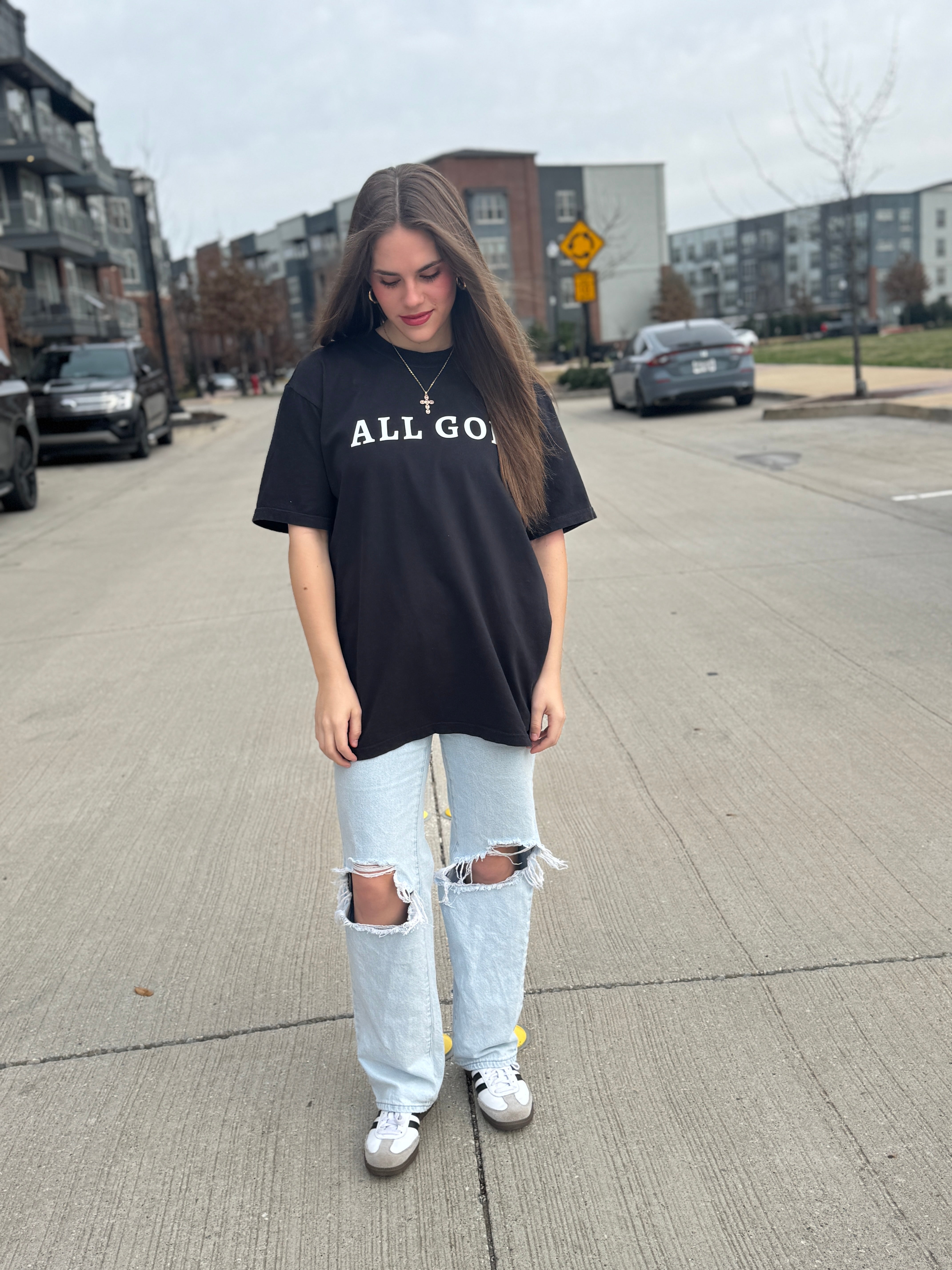 All God No Luck Tee