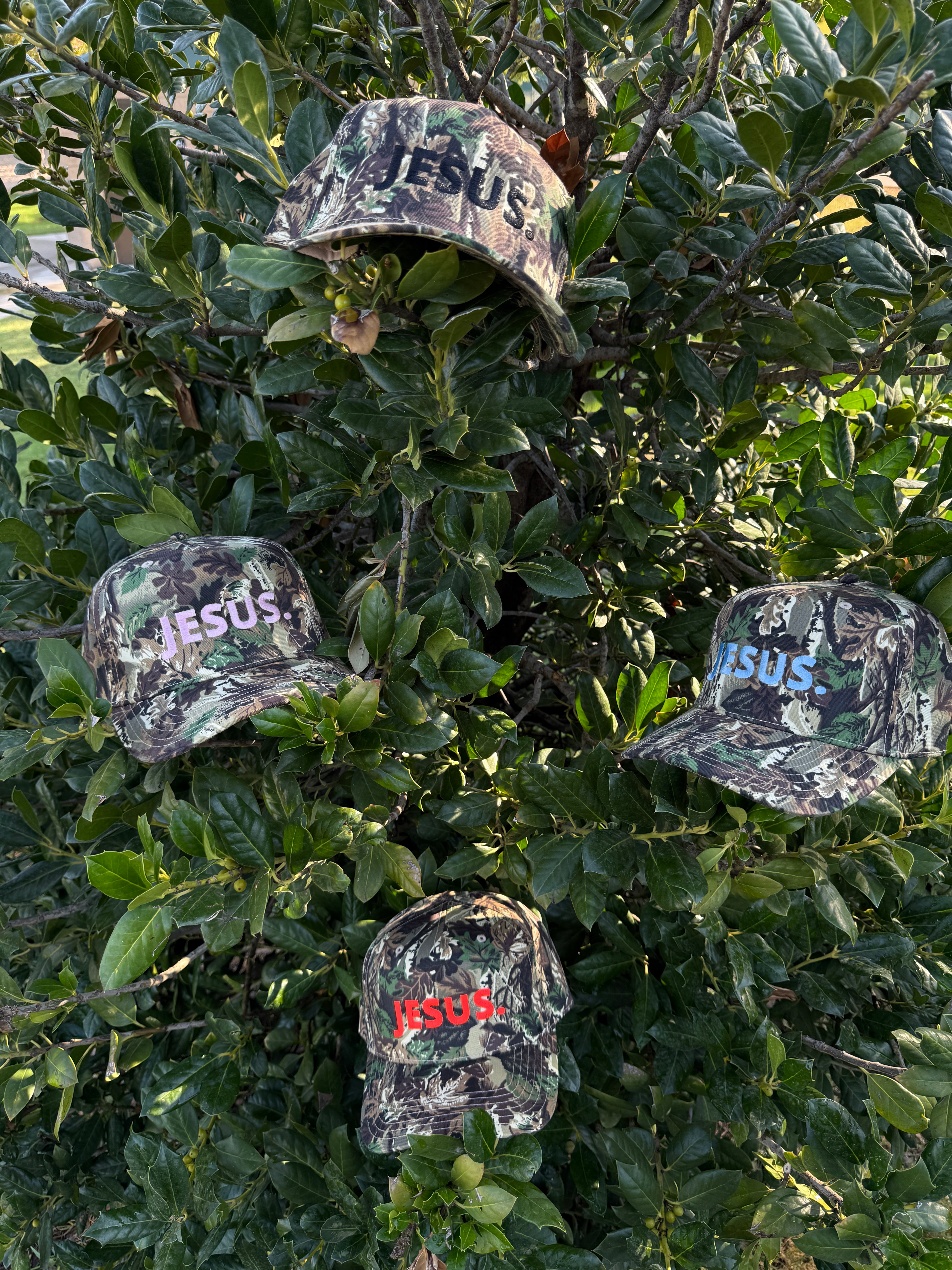 Jesus. Camo Hat