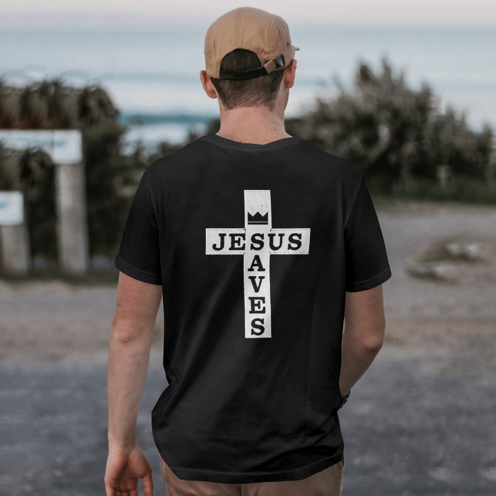 Jesus Saves Cross T-shirt
