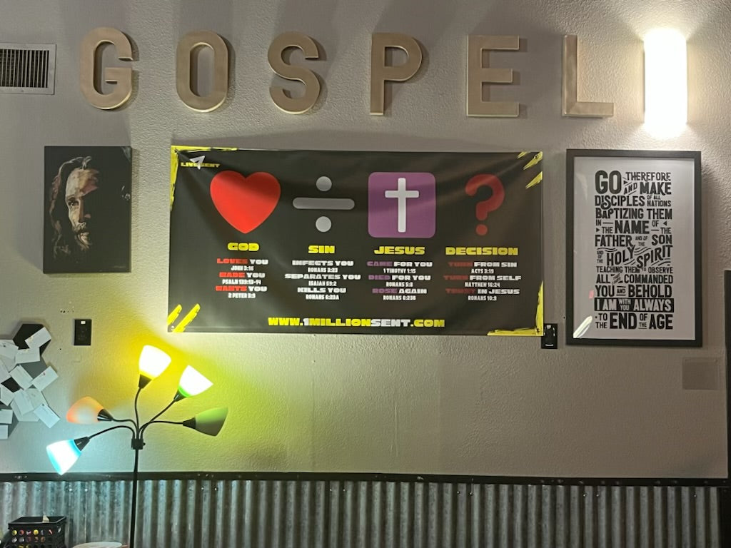6 x 3 Gospel Banner