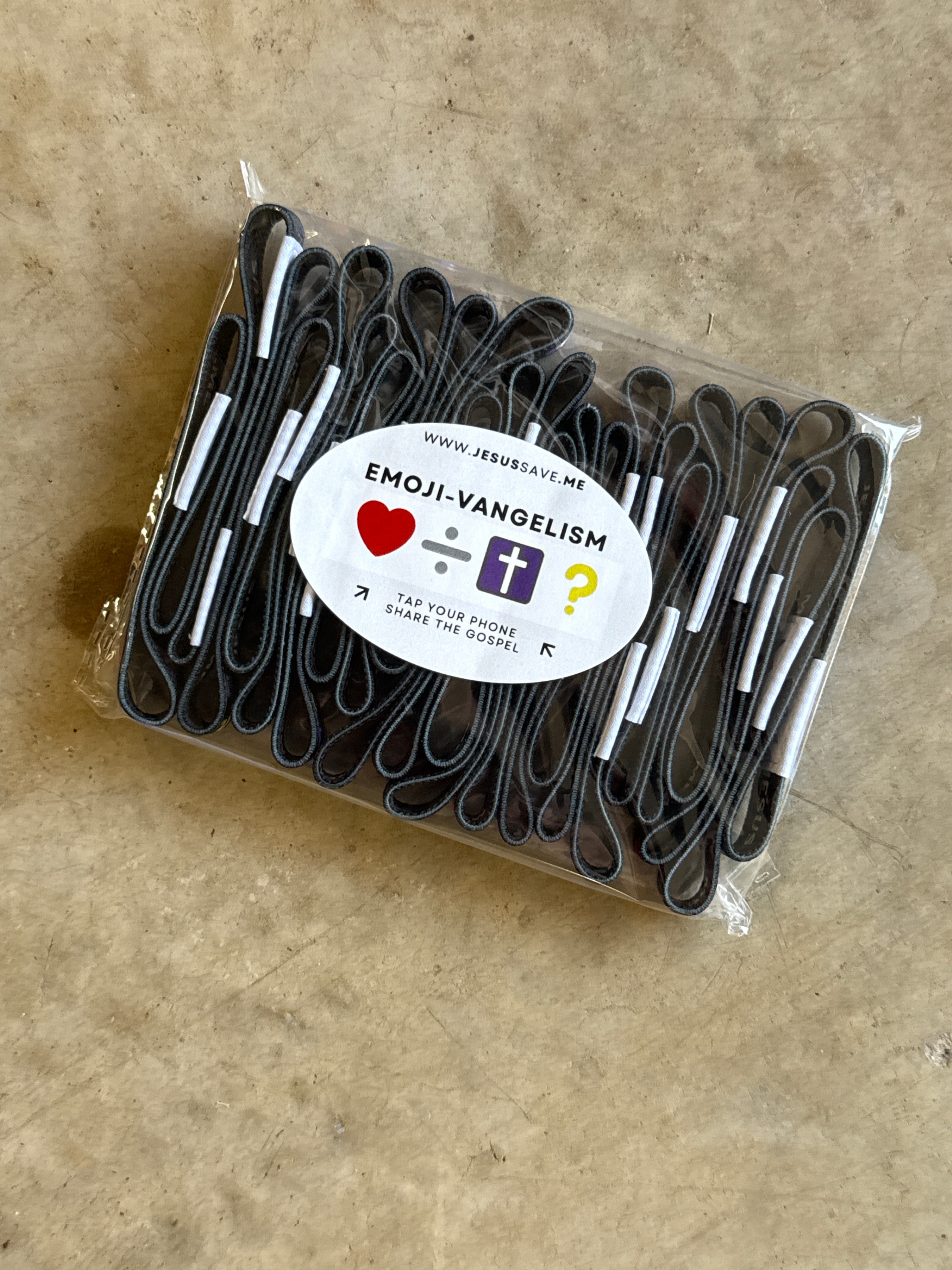 Emoji-vangelism (TAP) Full Color Wristbands, 25-Pack