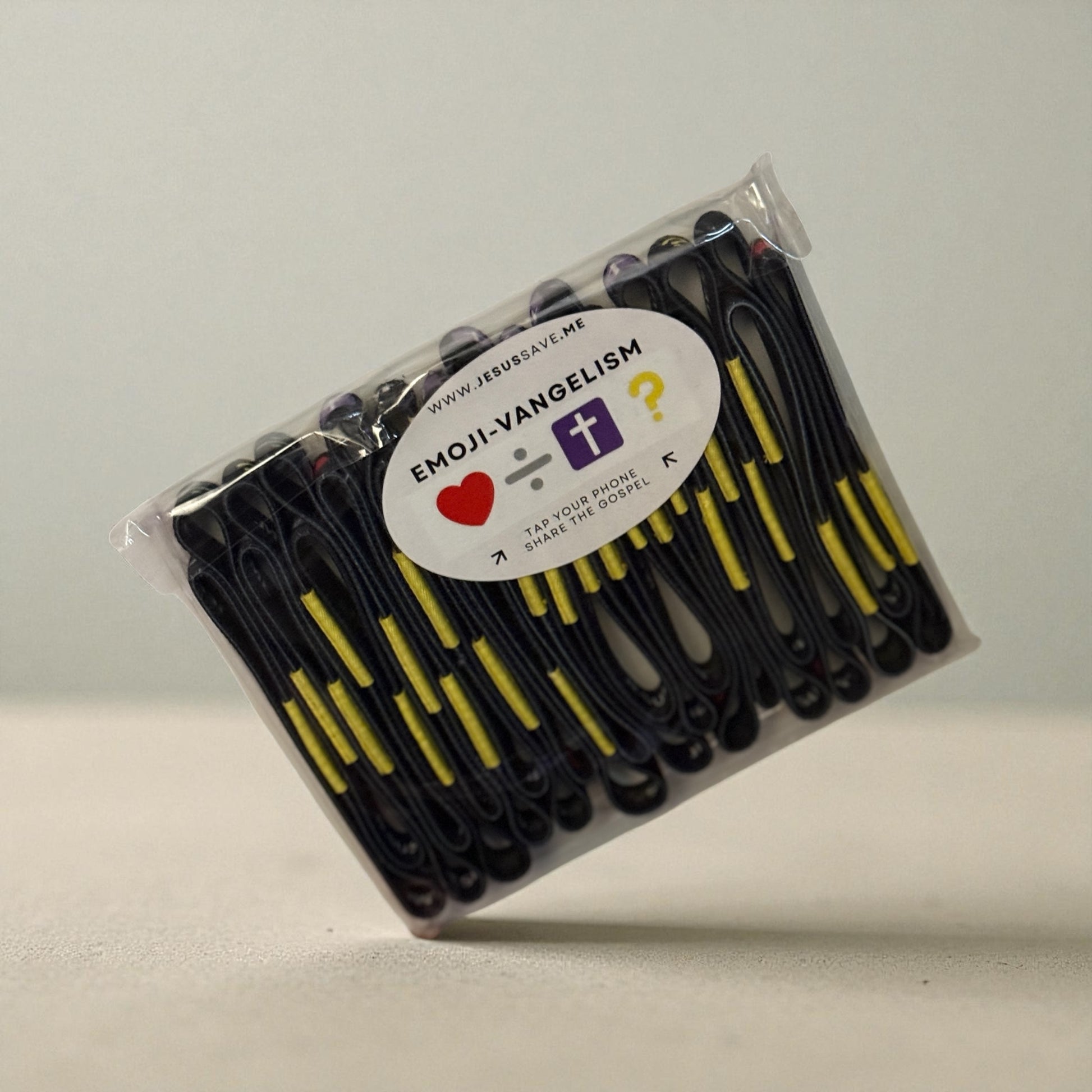 25 Pack, Emoji-vangelism TAP Wristbands - 210Apparel