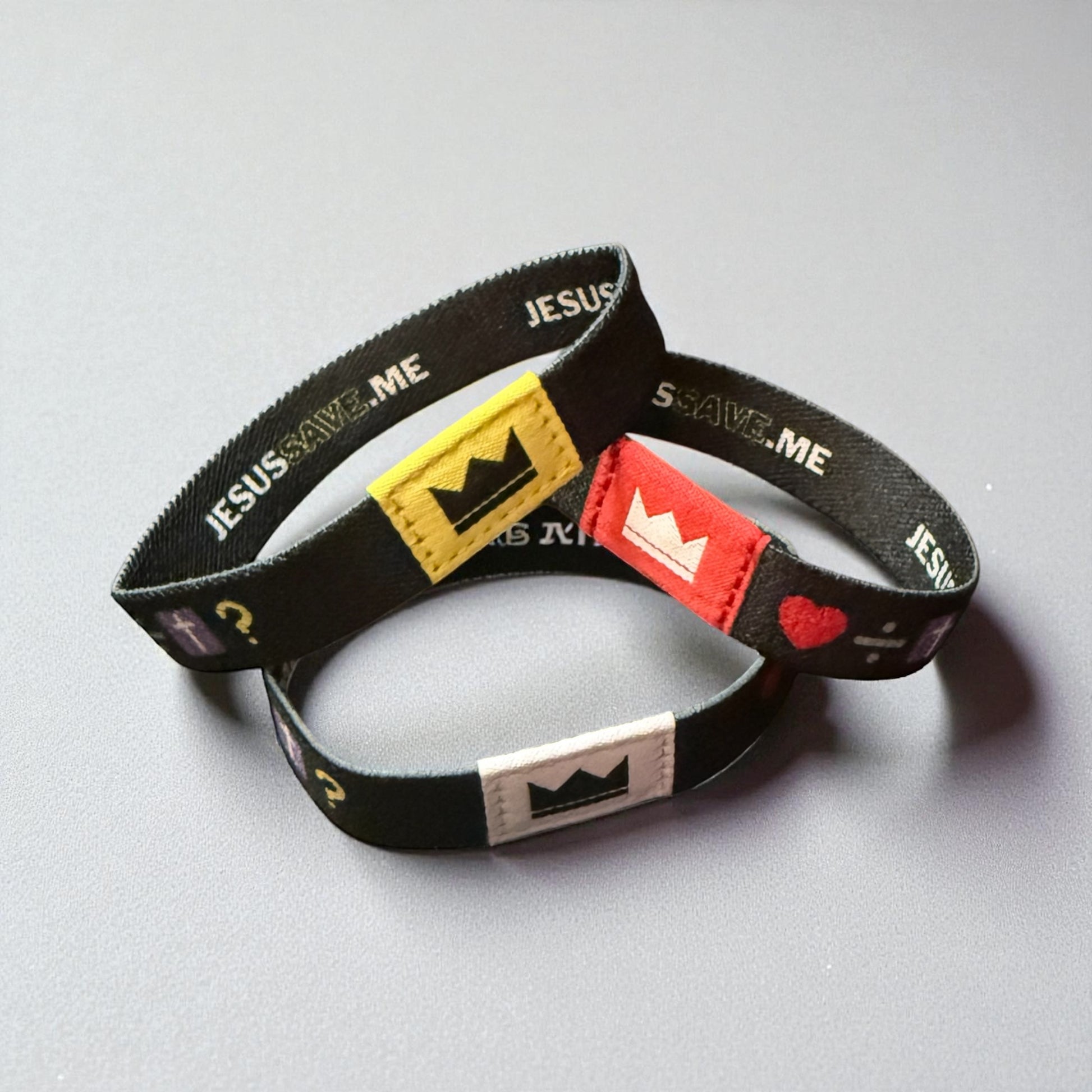 25 Pack, Emoji-vangelism TAP Wristbands - 210Apparel