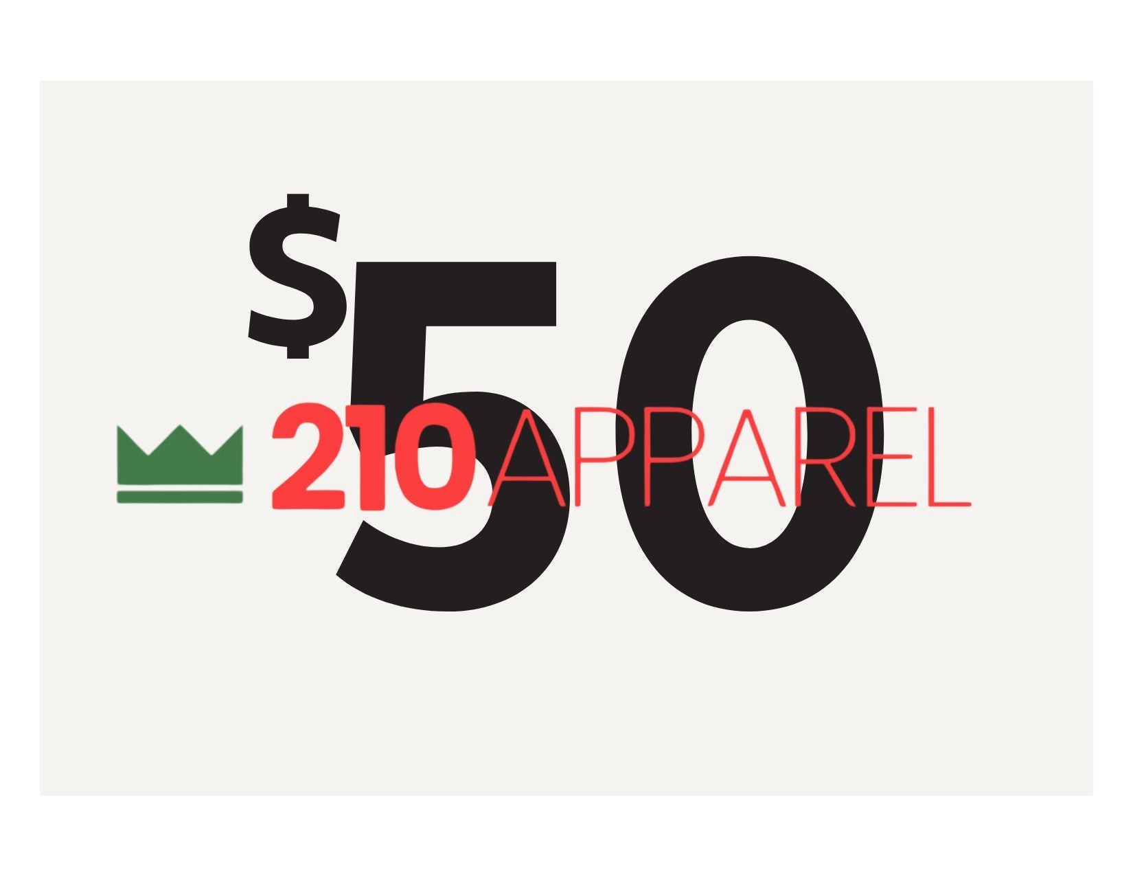 210 Apparel Gift Card - 210Apparel