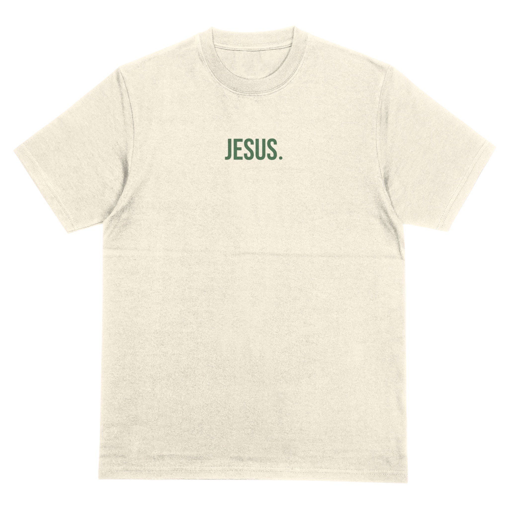 Jesus. Bone and Green Tee