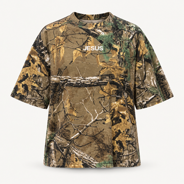 Jesus Changes Everything Oversized Camo Tee