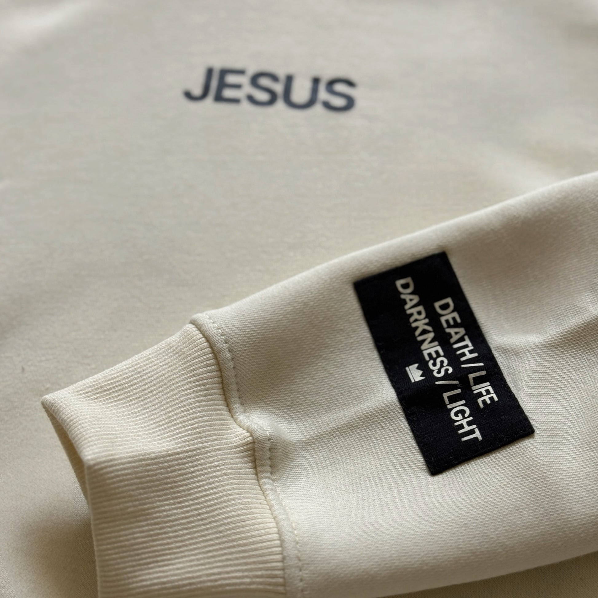Jesus Changes Everything Hoodie — Bone - 210Apparel