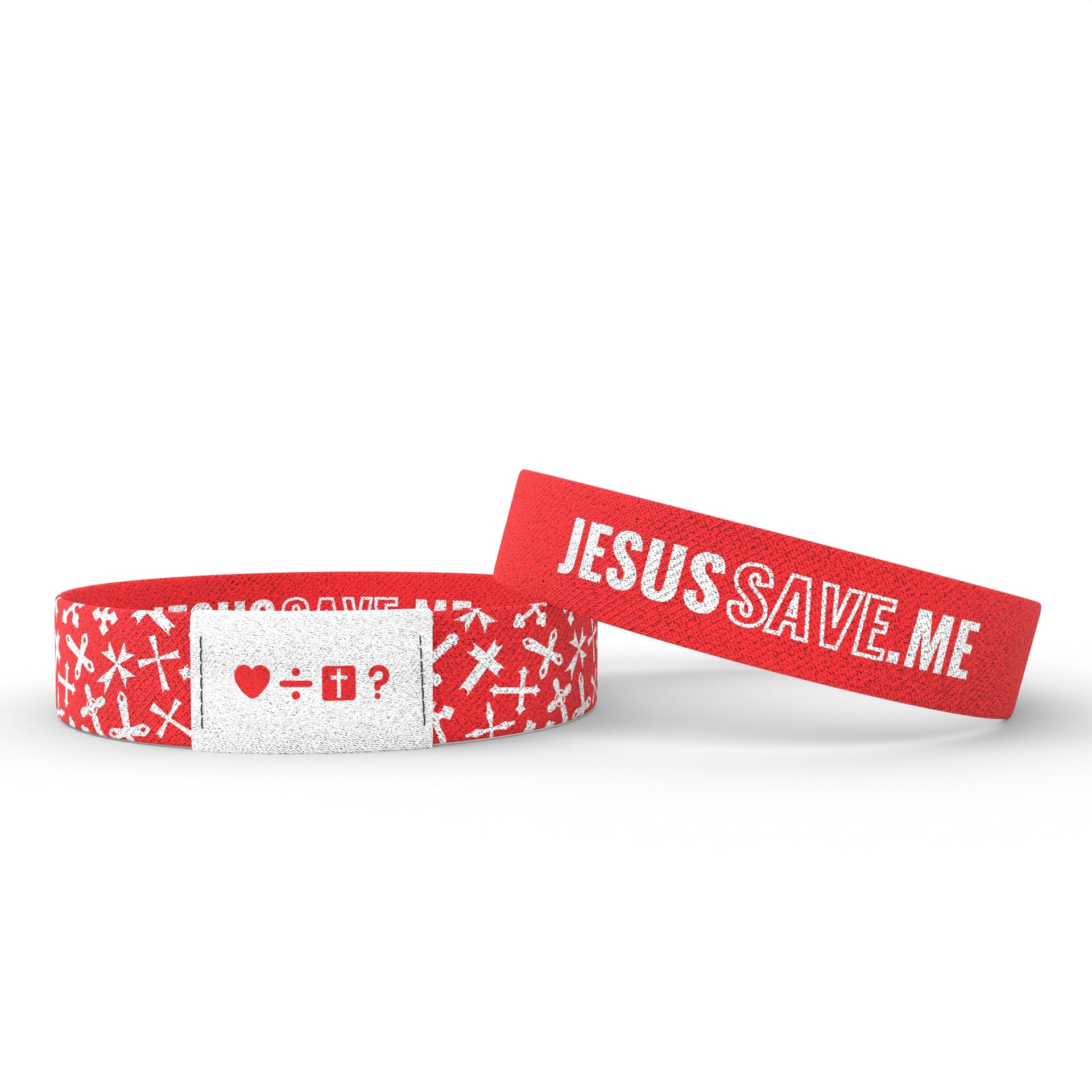 Red Crosses, Gospel Tap Wristband – 210Apparel