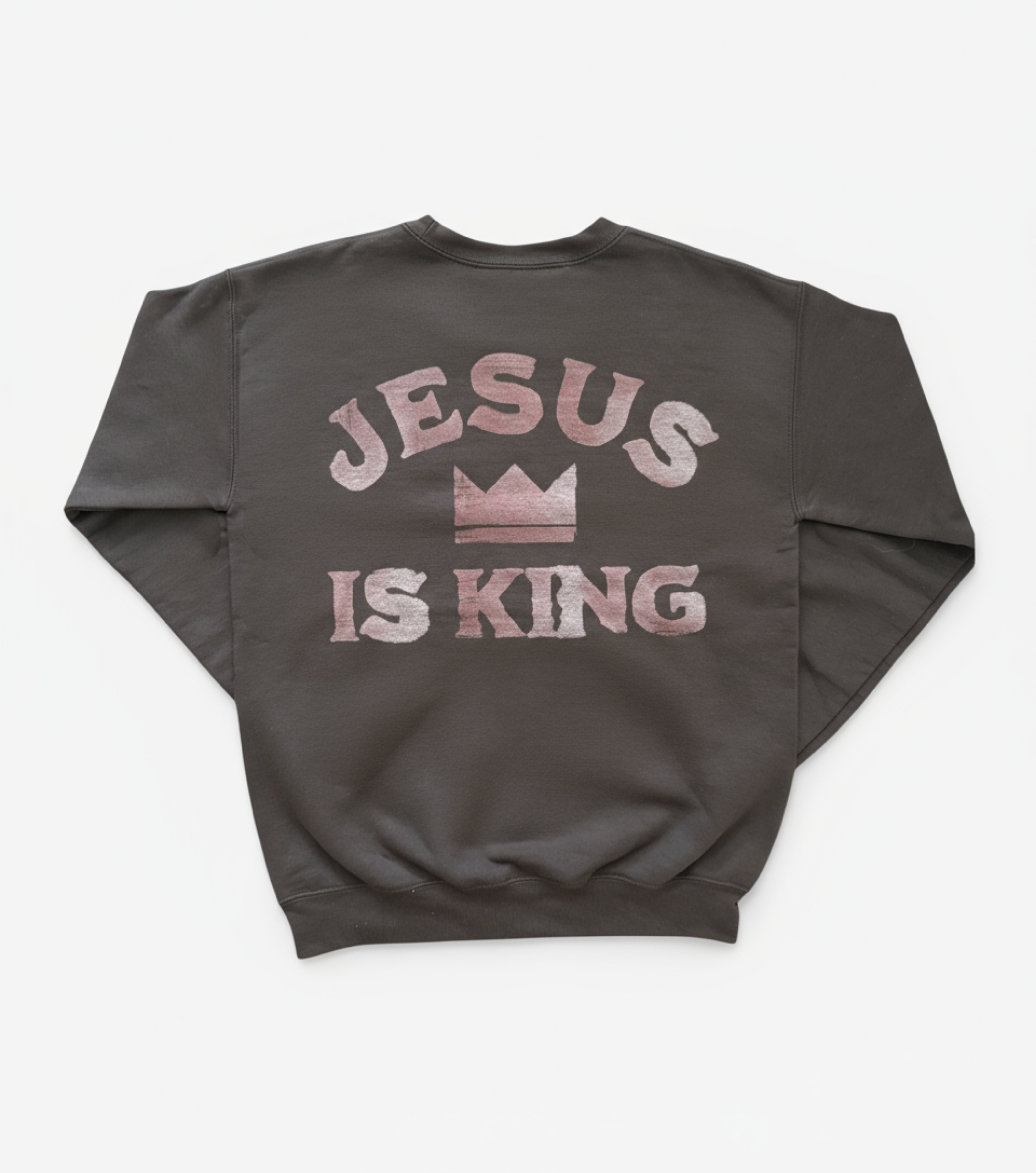 Jesus Is King Bleached Brown - 210Apparel