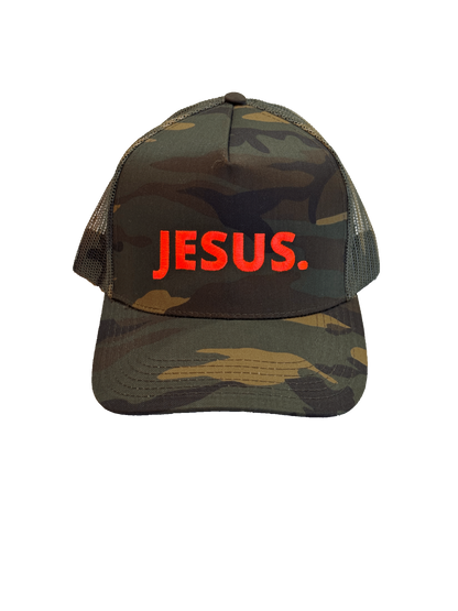 Jesus. Camo & Hunter Orange