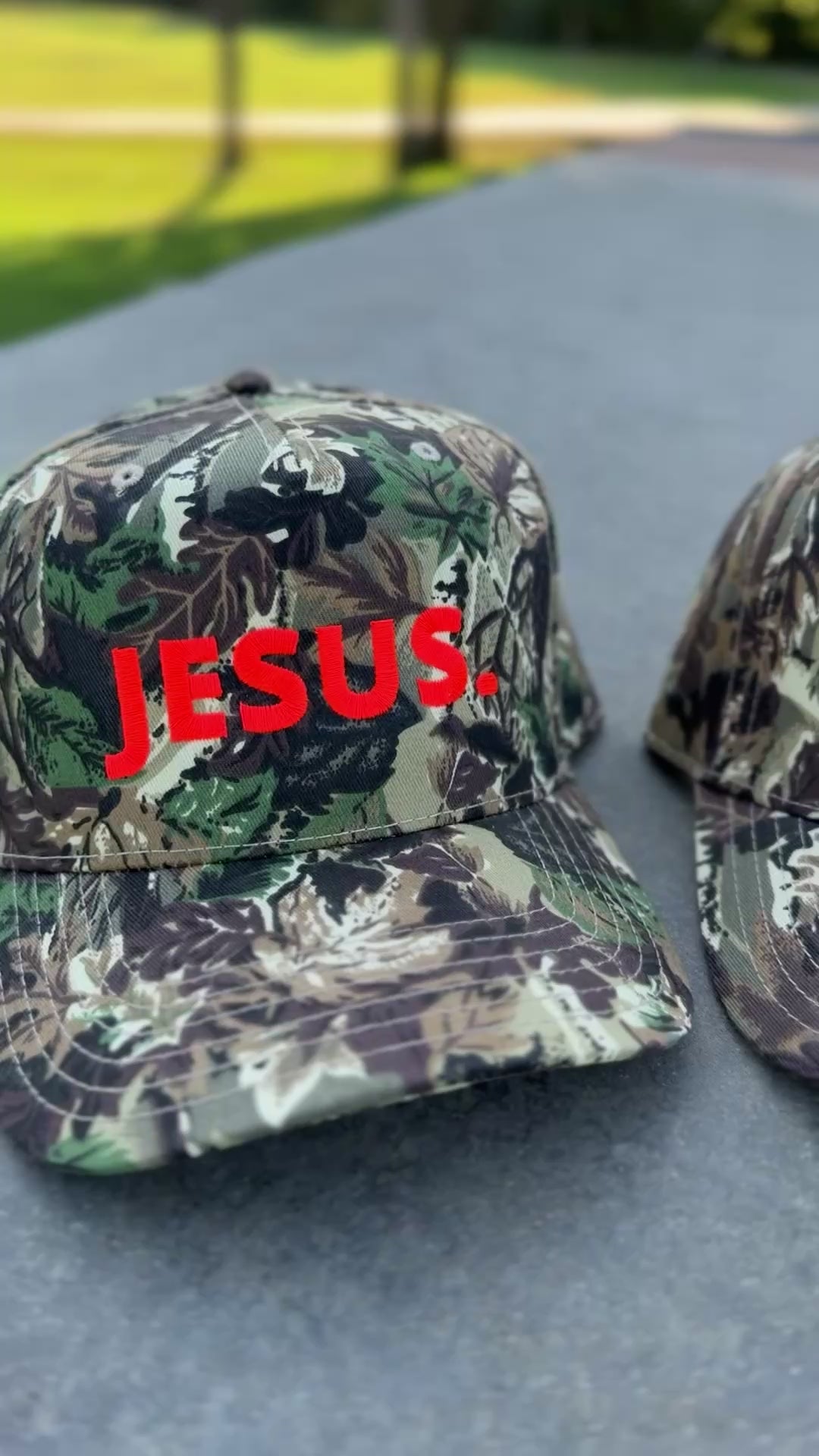 Jesus. Camo Hat